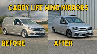 Caddy Life Mirrors VW Caddy Maxi  Mini Camper Build  Episode 6 [upl. by Mindi]