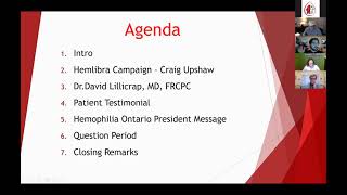 Hemophilia Ontarios Hemlibra Now Webinar [upl. by Nimrak84]