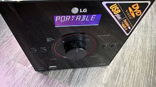 LG xb12 mini home theater [upl. by Orgell]