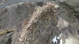 Basaltos Columnares Cordillera de Los Andes CHILE DRON [upl. by Hemminger]