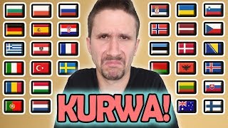 How To Say quotKURWAquot In 30 Different Languages [upl. by Jung]