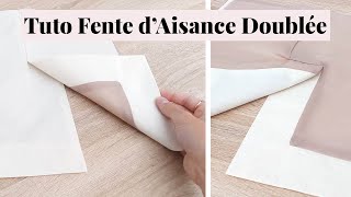 Comment Coudre une Fente dAisance Doublée  Pour Vestes Jupes Manteaux Robes  PATRON GRATUIT [upl. by Onaicram891]