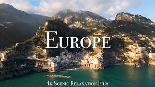 Europe 4K  Scenic Relaxation Film With Calming Music [upl. by Ylluz]