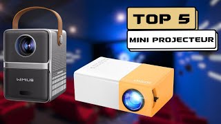 TOP 5  MEILLEUR MINI PROJECTEUR [upl. by Nevins]