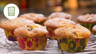 ApfelNuss Muffins  Chefkochde [upl. by Ettennor292]