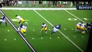 Ben Roethlisberger is hit like a truck by Courtney Upshaw [upl. by Chadburn152]