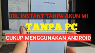 bypass UBL tanpa mi akun tanpa pc  bypass UBL without mi account without pc [upl. by Awuhsoj]