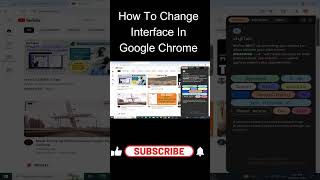 How To Change Interface In Google Chrome interface viral chrome chromextension trend windows [upl. by Syxela292]