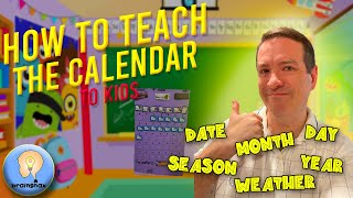 How to teach the calendar to kids  Calendar Time  Circle Time  Preschool  Kindergarten [upl. by Piane476]