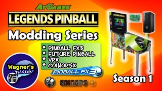 AtGames Legends Pinball Mod Series Season 1 Setup and Guide Overview [upl. by Jegger]