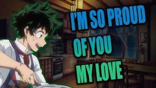 M4A House Husband Deku Comforts You After Long Day  Deku x Listener Positive Affirmations [upl. by Aimaj803]