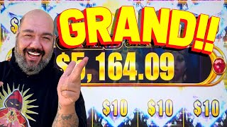 OVER JACKPOT LIMIT FOR HITTING THE GRAND with VegasLowRoller [upl. by Atalayah]