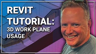 Revit Tutorial  3D Work Plane Usage [upl. by Kooima]