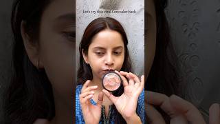 THIS CONCEALER HACK WENT VIRAL 🤯 short [upl. by Frasch97]