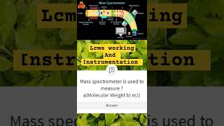 Mass Spectrometry I Principle and Instrumentation I analyticalChemistry lcms massspectrometry [upl. by Aem]