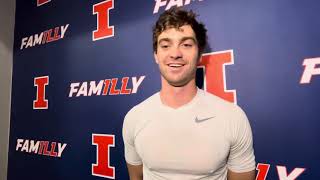 Illini quarterback Luke Altmyer [upl. by Asen]