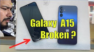 Samsung Galaxy A15 5G Broken Screen  Glass Repair And Take Apart [upl. by Faludi]