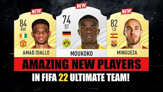 FIFA 22  AMAZING NEW PLAYERS IN FIFA 22 😱🔥 ft Amad Diallo Moukoko Mingueza etc [upl. by Faletti]