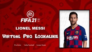 FIFA 21  How to Create Lionel Messi  Pro Clubs [upl. by Eugen855]