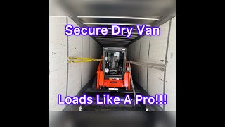 How To Secure Loads In 53 Dry Van Best Way Exposed [upl. by Crispa]