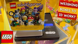 Does Weighing LEGO Series 25 Minifigures in Boxes to Identify Them Work [upl. by Tonkin]