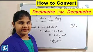 How to Convert Decimeter into decameter  Conversion of Decimetre to Decametre  dm into dam [upl. by Bram]