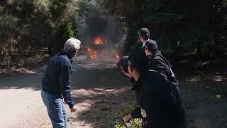 NCIS 19x05 2 Van explodes  Parker quotthat kind of thing happen a lot around herequot [upl. by Odracer]