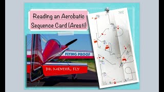 How to Read an Aerobatic Sequence CardFigures Aresti [upl. by Vtarj]