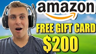 How to get FREE Amazon eGift Card 200 🔥 Free Amazon Gift Card Coupon for All Countries [upl. by Jolyn]