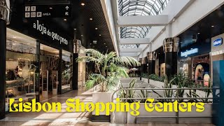 Lisbon Shopping Centers Amoreiras Shopping Mall Walking Tour [upl. by Aleacin]