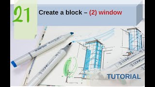 How to Create a Block 2  Librecad Tutorial [upl. by Adaran448]