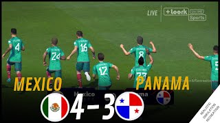 Penalty Shootout MEXICO vs PANAMA 43 GOLD CUP  Video Game Simulation amp Recreation [upl. by Stan242]