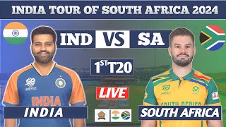 Live Match Today IND vs RSA 1st T20 Live Match India vs South Africa T20 Live Match Today Live [upl. by Pachston]