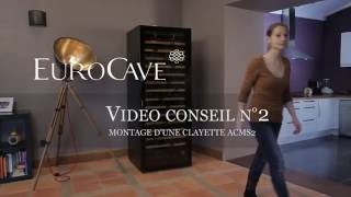 Tutoriel vidéo  Comment installer une clayette coulissante Premium dans votre cave à vin EuroCave [upl. by Ahsitram]