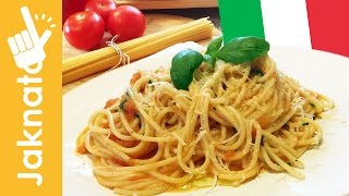 Recept na skvělé Spaghetti Pomodoro  Jaknato [upl. by Olenka]