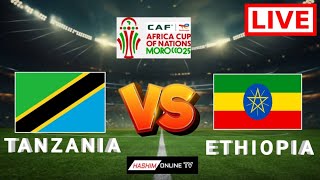 🔴LIVETANZANIA VS ETHIOPIAKUFUZU AFCONAFRICA CUP OF NATIONS QUALIFICATION GROUP STAGE GROUP H [upl. by Brink]