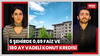 5 şehirde 069 faiz ve 180 ay vadeli 25 milyon TLlik konut kredisi kampanyasının detayları neler [upl. by Ahsiela281]