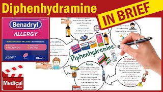 Diphenhydramine Hydrochloride  Benadryl  What is Diphenhydramine Uses Dosage amp Side Effects [upl. by Delainey435]