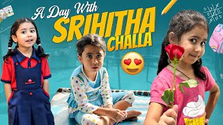 A day with Srihitha Abhiyanshi Challa  Fun Time  Smart Kid  FamilyVlogs [upl. by Itsirk]