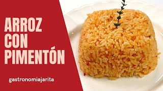 ARROZ CON PIMENTÓN Receta fácil y deliciosa [upl. by Liebowitz203]