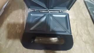 philips sandwich maker how to use unboxing  Sandwich maker clicklife1click of life [upl. by Thevenot190]