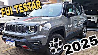 NOVO JEEP RENEGADE TRAILHAWK 13 TURBO 4X4 2025  TESTDRIVE [upl. by Fontana]