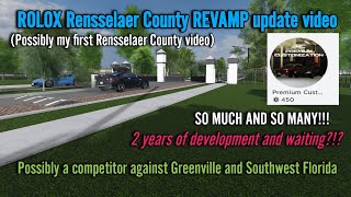 Rensselaer County REVAMP update ROBLOX [upl. by Amliv413]