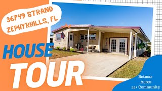 Home for Sale 36749 Strand Drive Zephyrhills FL Betmar Acres 55 Community [upl. by Schwartz]