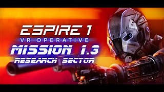 eSpire 1  Mission 13  Research Sector [upl. by Aynotel787]