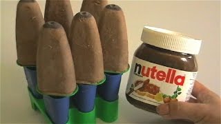 Real Nutella Milk Popsicles Recipe DIY How to Make Zoku Pop Chocolate Ice Cream Recipe [upl. by Brady581]