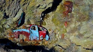 Abandoned 1950 Cars over a Cliff [upl. by Deana]