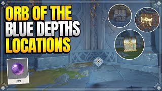 Secret Room amp Orb of the Blue Depths  World Quests and Puzzles 【Genshin Impact】 [upl. by Yatzeck]