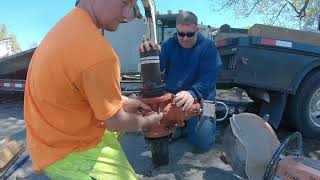 Water main valve replacement [upl. by Hubey]