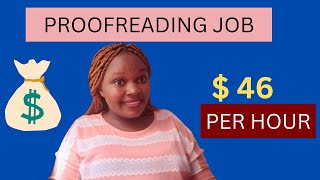 Make 46HR Online Proofreading  No Experience Required [upl. by Livvy]